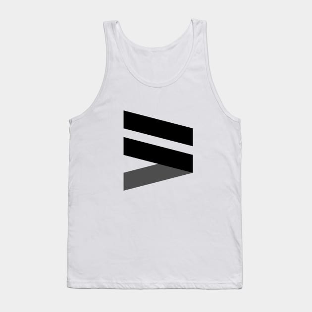 Minimalistic T-shirt Tank Top by mossoux